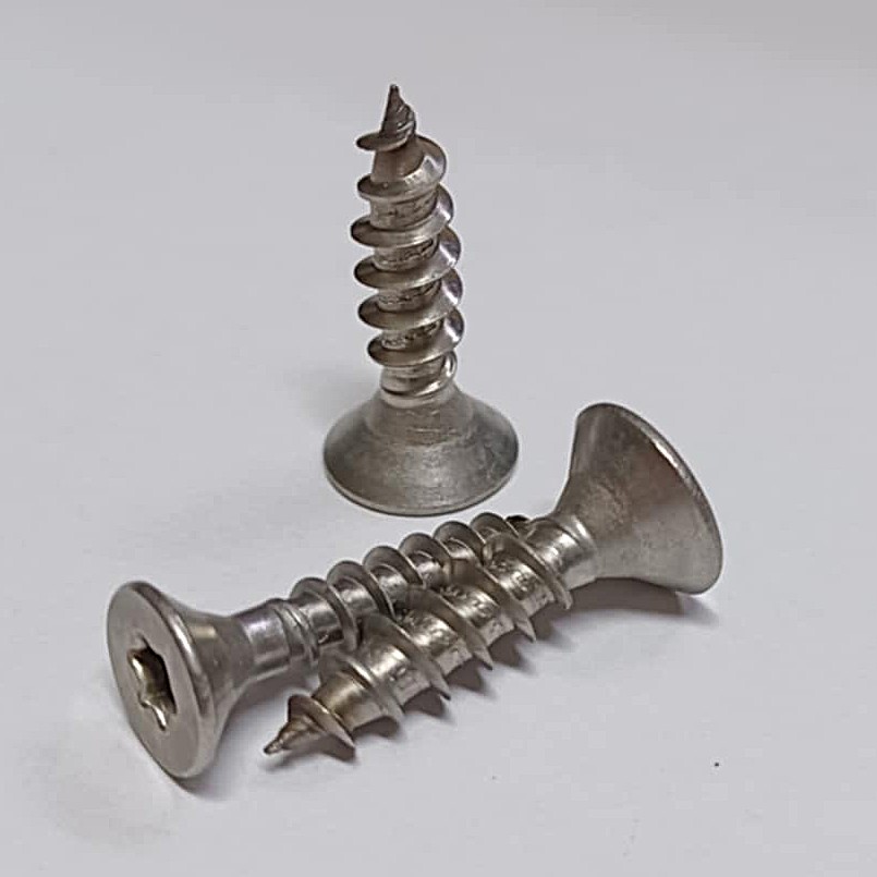 Vrut zapuštěná hlava celozávit Torx A2 nerez 3x16